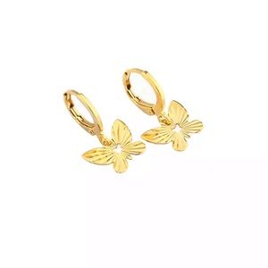 Gold Butterfly earrings